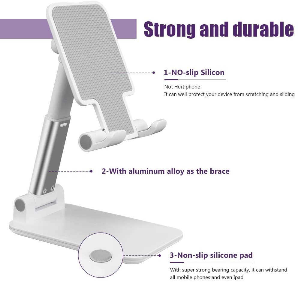 Portable Adjustable Cell Phone Stand