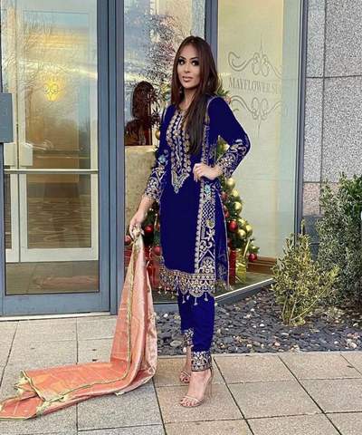 Indian pakistani style salwar kameez ready made ladies cotton suit stitched elegant woman dresses