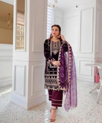 Indian pakistani style salwar kameez ready made ladies cotton suit stitched elegant woman dresses