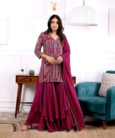 Indian pakistani style salwar kameez ready made ladies cotton suit stitched elegant woman dresses