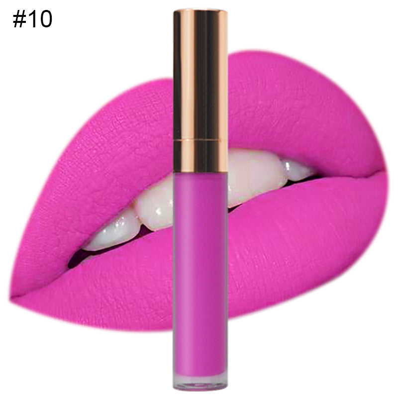 Professional high quality vegan matte private label waterproof lip makeup lipstick wholesale matte liquid lipstick