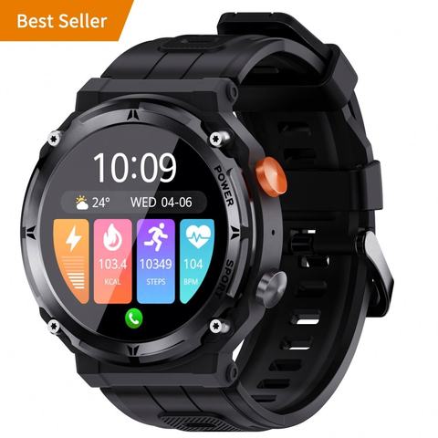 3ATM Newest 1.96 Inch Watch for Men Smart Watch 2024 QX11 Fitness Tracker Heart Rate with Blood Pressure Smartwatch