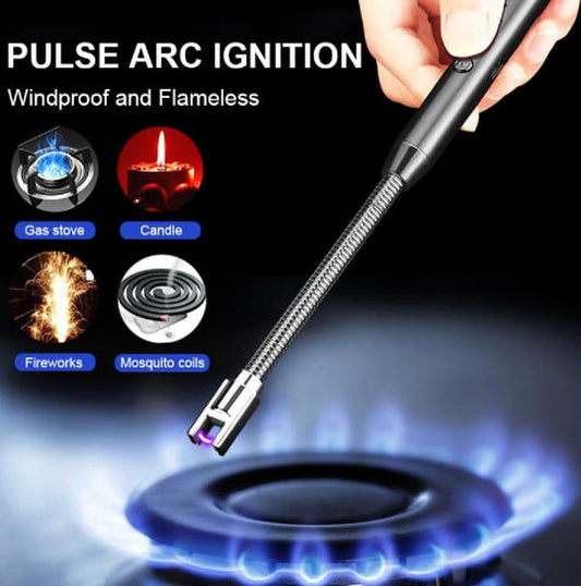 Rechargeable Electric USB Lighter Stove Lighter Long Neck Led Best Quality